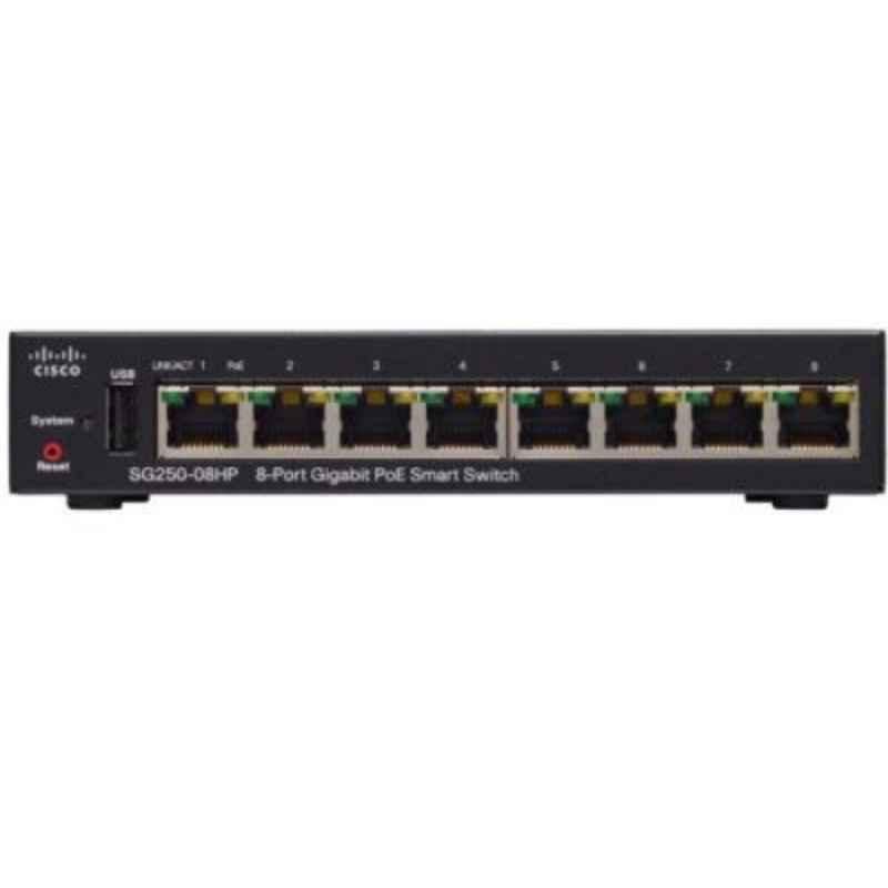 Cisco 185W 24 Ethernet Port PoE 4xGbE Black Smart Network Switch, SF25024P