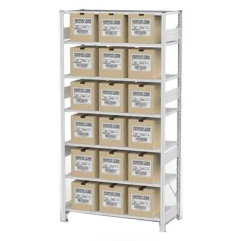Godrej Altius Lite 1000x600x2500mm Steel Light Grey Storage Rack with 5 Layers