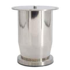 RAB 4 inch Stainless Steel Silver Chrome Finish Sofa Leg (Pack of 4)