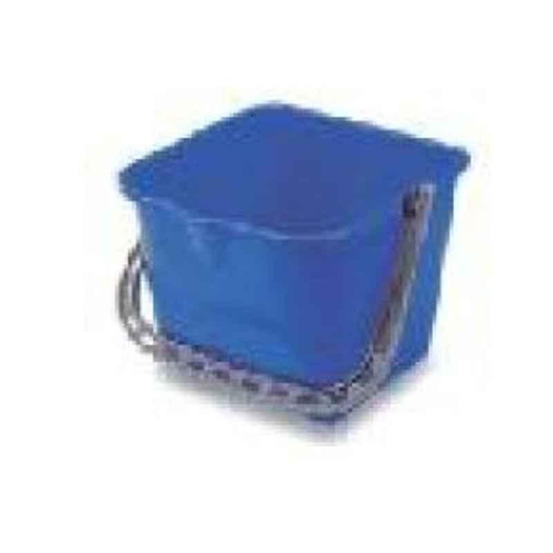 Amsse PSB 15 1001 15L Blue Plastic Square Bucket with Measurements (Pack of 5)