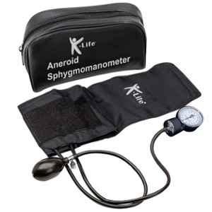 K-Life Aneroid Sphygmomanometer Black Blood Pressure Monitor, DBPM-101