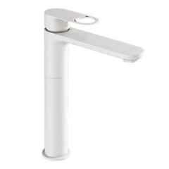 Jaquar Ornamix Prime White Matt Single Lever Tall Boy with 600mm Braided Hose, ORP-WHM-10005BPM