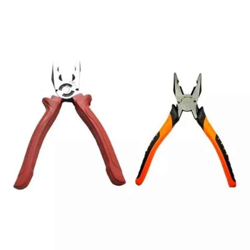 Sky Blue 2 Pcs 7.8 inch Lineman Plier Combo, SBE_PLIER_COMBO_MOD_01031