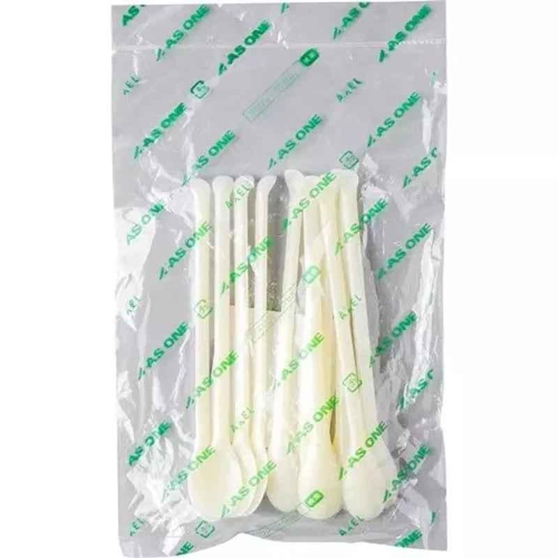 Lab Plus Laboran White Plastic Spoon ABS Resin 150 mm, LP-5234 (Pack of 11)