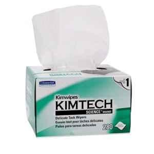 Kimtech Science 4.4x8.4inch 280 Wipes White Delicate Task Wiper Box, 34155 (Pack of 60)
