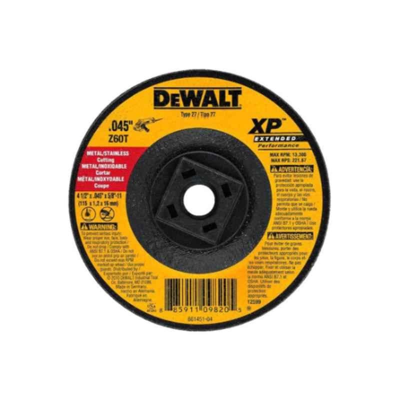 Dewalt 115x1.2x22mm Extra Thin Stainless Steel Cutting Wheel, DWA8062SIA-AE