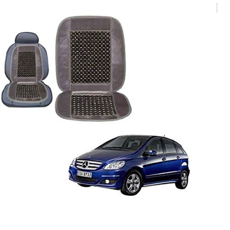 Kozdiko Wooden Bead Seat with Grey Velvet Border for Mercedes Benz B-Class Electric