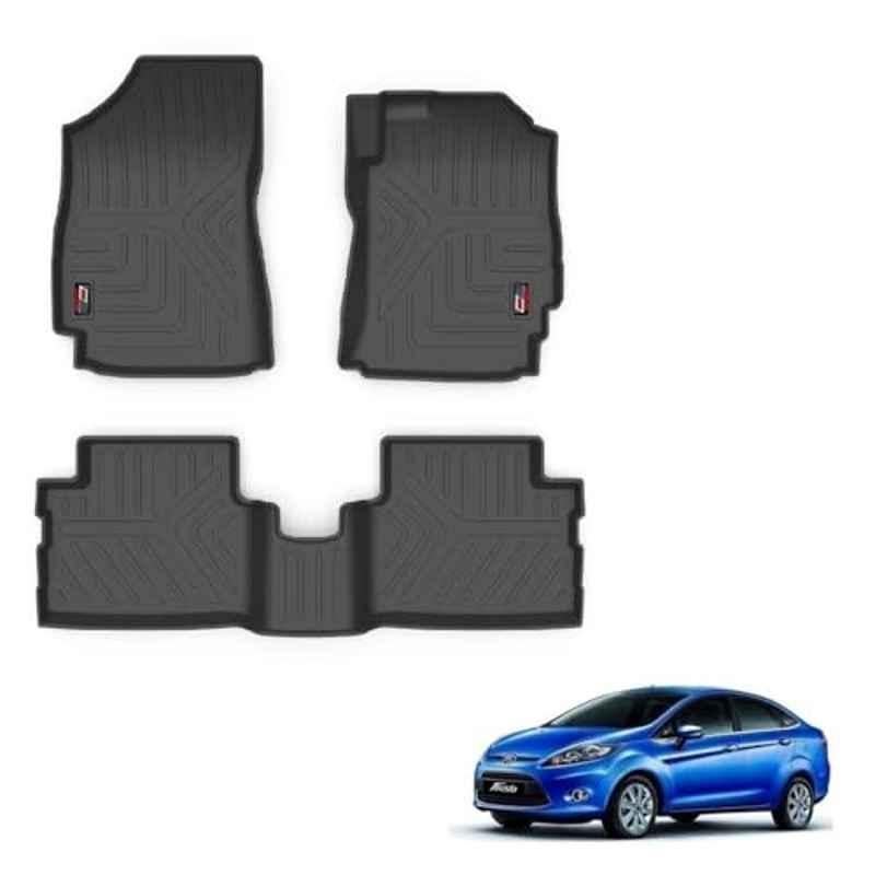 Kozdiko Thermoplastic Polyolefins 3D Life Long Car Floor Mat Set for Ford Fiesta New