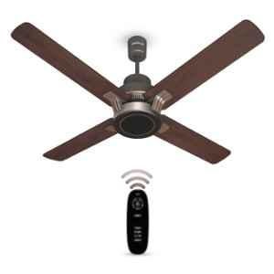 Havells Florette 1320DC40W270 40W Smoke Brown Wood BLDC+ Ceiling Fan, FHCFVSTSBW52, Sweep: 1320 mm