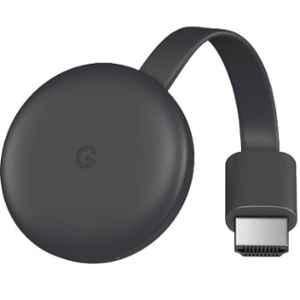 Google Chrome Cast Black 3 Media Streaming Device