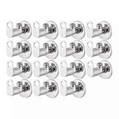 Fastgear Prime Stainless Steel Silver Chrome Finish Angle Valve, FG067 (Pack of 15)