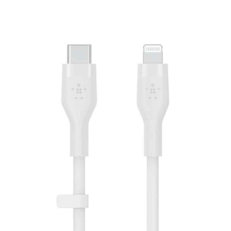 Belkin 3m Silicone White USB-C Boost Charging Cable, BL-CBL-SILICON-USBC-LTG-WHT-3M