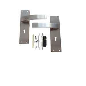 Onmax 8 inch Stainless Steel KY Type Mortise Door Lock Set, SML6+SS7802S