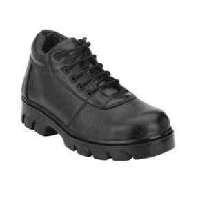 Rigau 1084 Black Leather Steel Toe Work Safety Shoes, Size: 8