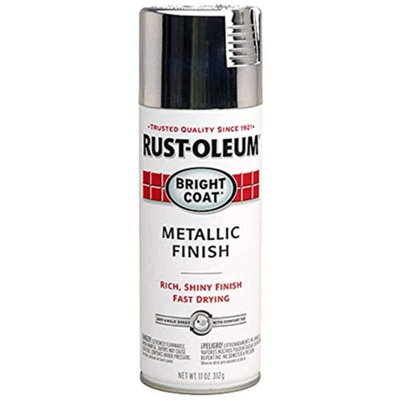 Rust-Oleum Stops Rust 11oz Chrome 7718830 Bright Coat Metallic Finish Spray Paint