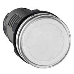 Schneider Electric Easy Harmony XA2 110V White Round Integral Led Pilot Light with Screw Clamp Terminal, XA2EVF1LC