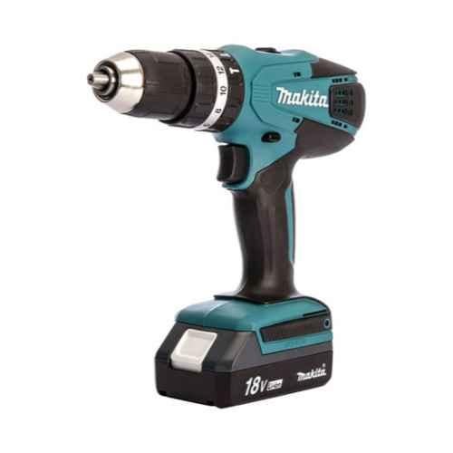 Makita 18V 13mm Blue Black Cordless Percussion Driver Drill