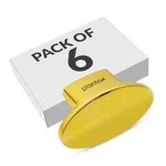 Plantex Knobs for Drawer/Small Drawer Knobs/Knobs for Cabinets/Pull-Push Knobs for Kitchen/Bedroom Drawer (Pack of 6) Oval, Gold