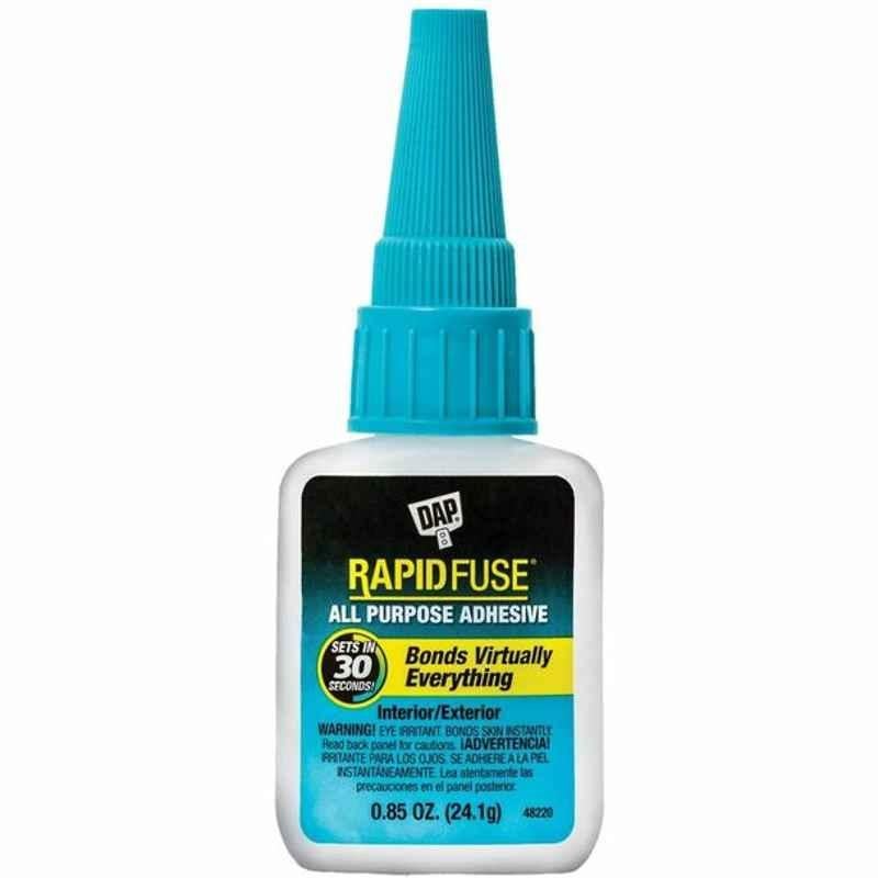 Dap Rapid Fuse All Purpose Adhesive, 00155, 24.1GM, Clear