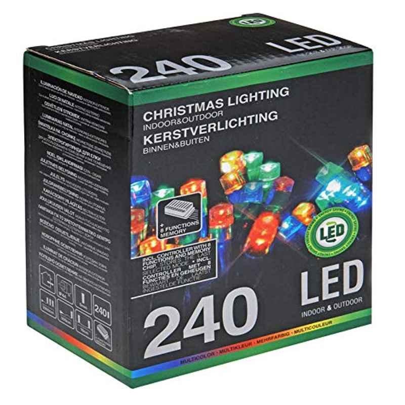 240 Pcs 10m Multi Colour LED Christmas Lights Bucket Box