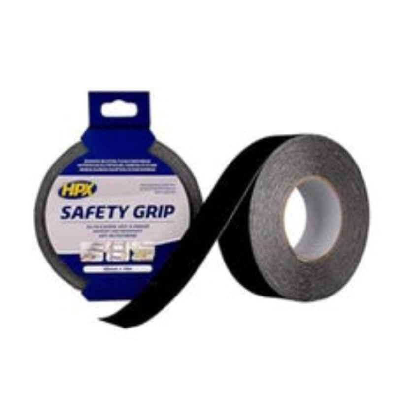 HPX 50mm 18m Black Anti Slip Safety Grip Tape, SB5018