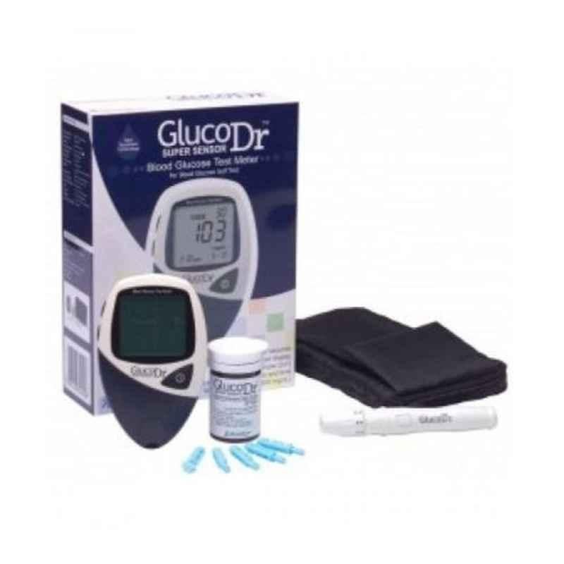 Gluco DR Super Sensor Blood Glucometer with 25 Pcs Test Strips