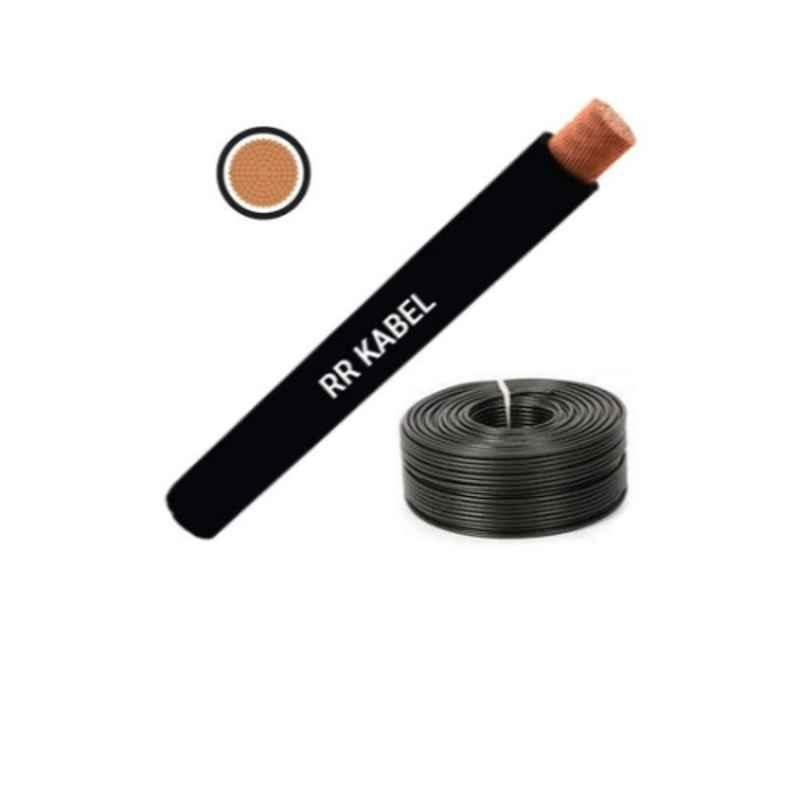 RR 90m 0.75mm Pure Copper Single Core Black Multi Strand Flexible Cables
