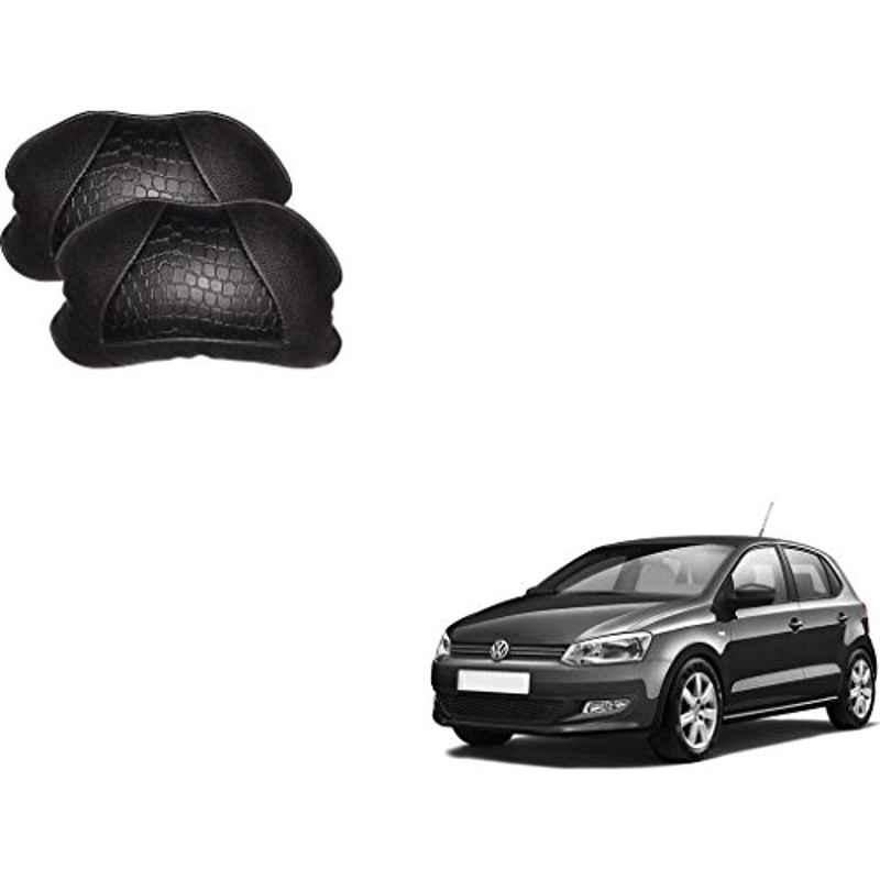 Kozdiko 2 Pcs Memory Foam Black Neck Rest Cushion Pillow Set for Mitsibushi Lancer
