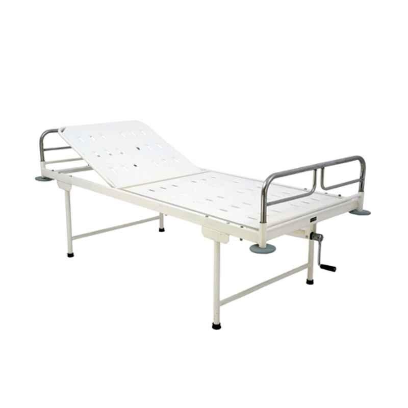 Metro 2060x920x560mm M-916 Stainless Steel Mechanically Operated Semi Fowler Bed