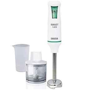 Inalsa 500W White & Green Copper Motor Hand Blender with 700ml Multipurpose Jar, Robot 5.0CS