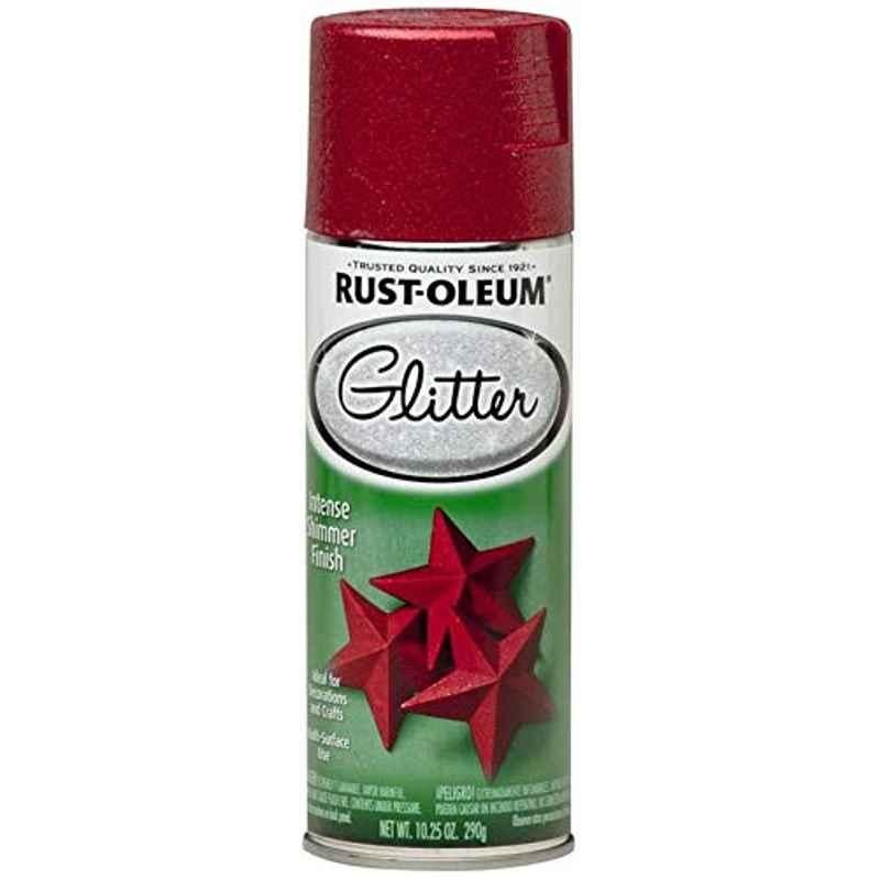 Rust-Oleum 10.25 oz Red Satin Glitter Spray Paint