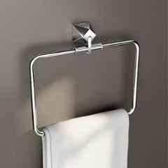 Plantex Towel Ring for Bathroom/Pure Brass Towel Holder/Towel Stand/Hanger/Bathroom Accessories APS-ASC-05, Chrome