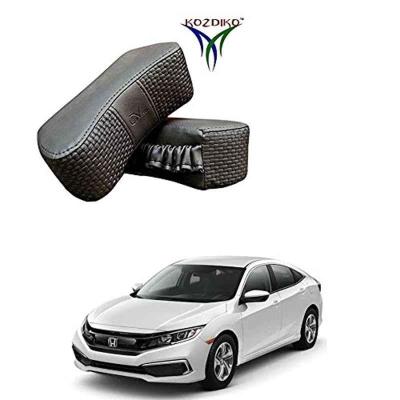 Kozdiko 2 Pcs Memory Foam Grey Luxurious Neck Rest Cushion Pillow Set for Chevrolet Optra