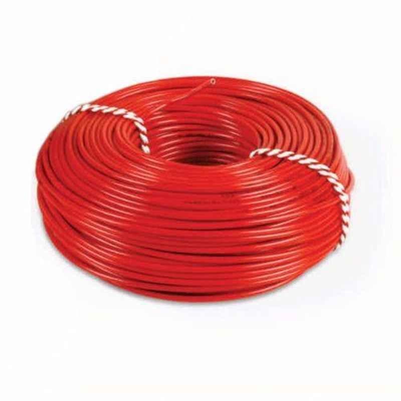 Cabsun 1.5 Sqmm Red Single Core FR PVC Insulated Copper Electrical Wire