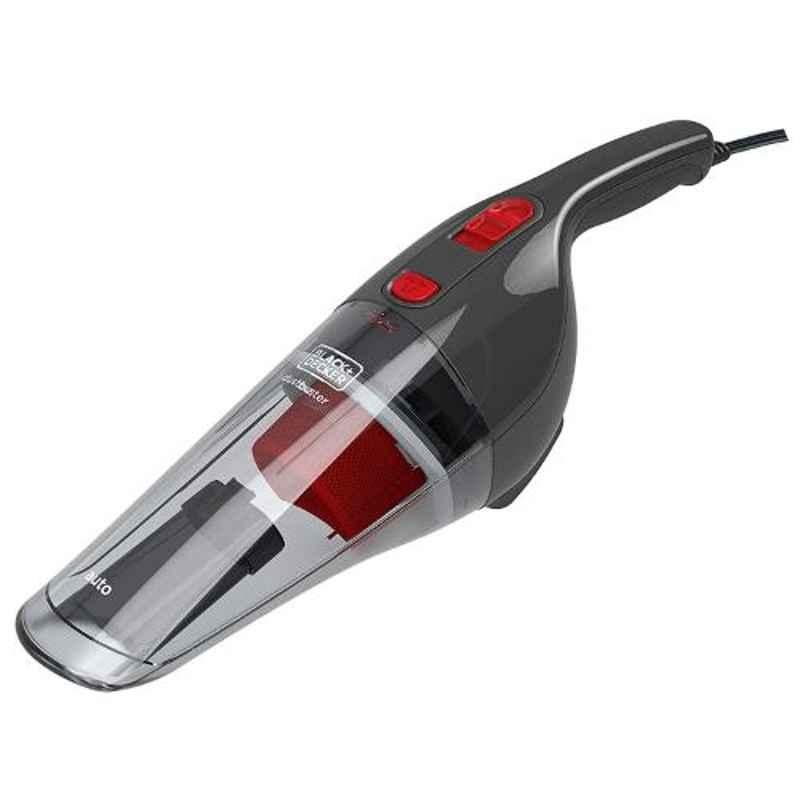 Black+Decker Dustbuster 12V Red & Grey Vacuum Cleaner for Car, NV1200AV