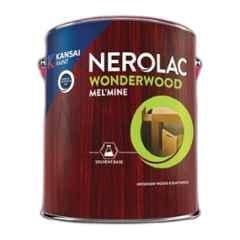 Nerolac Wonderwood Melamine 4 Litre Clear Matte Wood Coating with Scratch, Stain Resistant & FastDrying