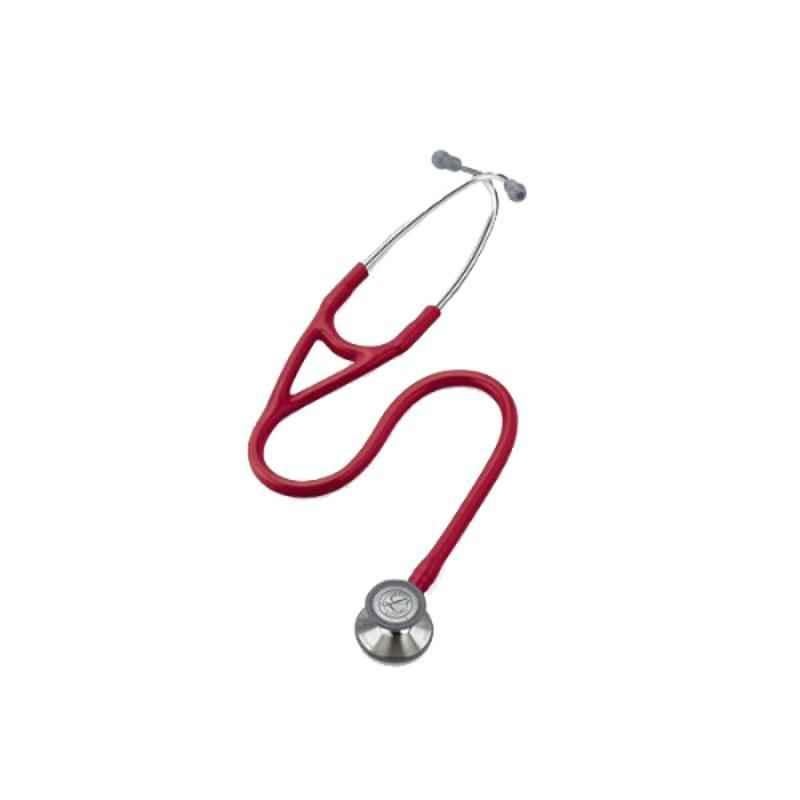 Pal Surgical Red Aluminium Classico Plain Anodized Inner Ring Stethoscope, PSW-S007