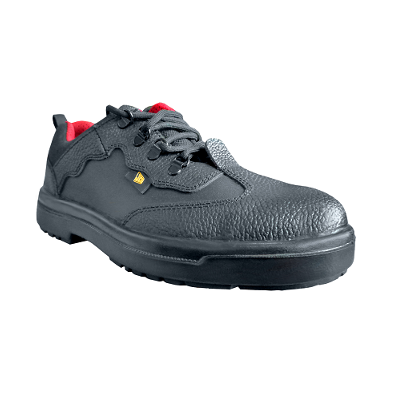 JCB Power Steel Toe Black Work Safety Shoes, Size: 9