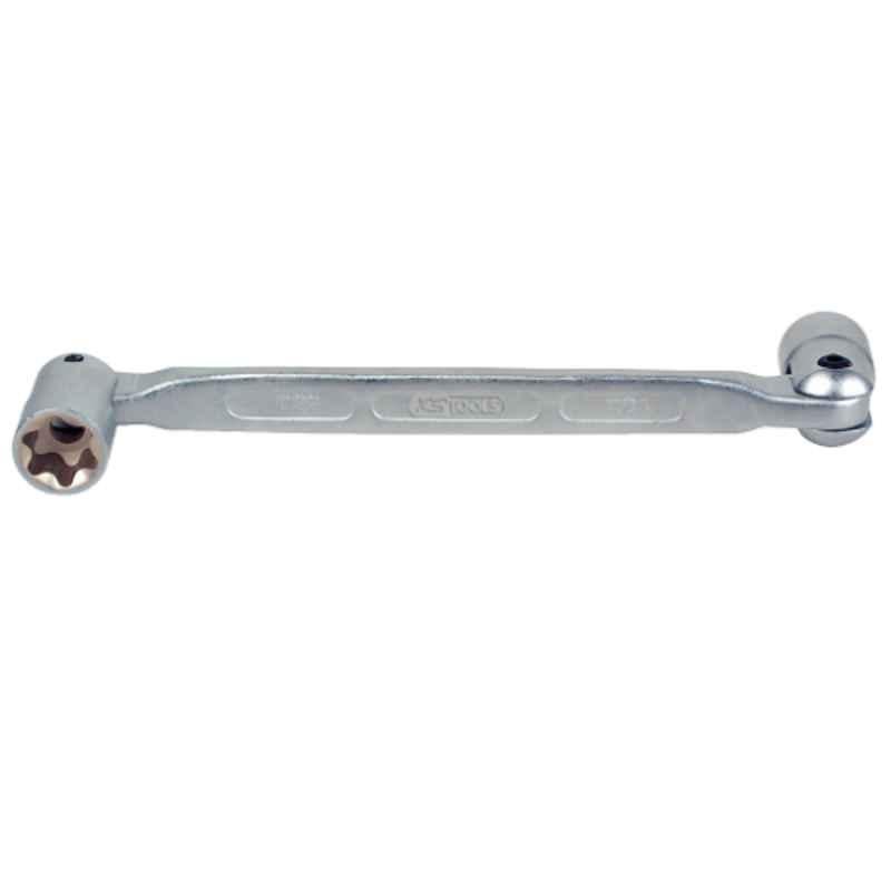 KS Tools Classic E10xE12 CrV Double Revolving Head Spanner for TX-E Profile, 517.0332