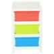 Aristo 31.5x27.5x40.5cm Multicolour Plastic Chest Storage Organizer with 3 Drawers