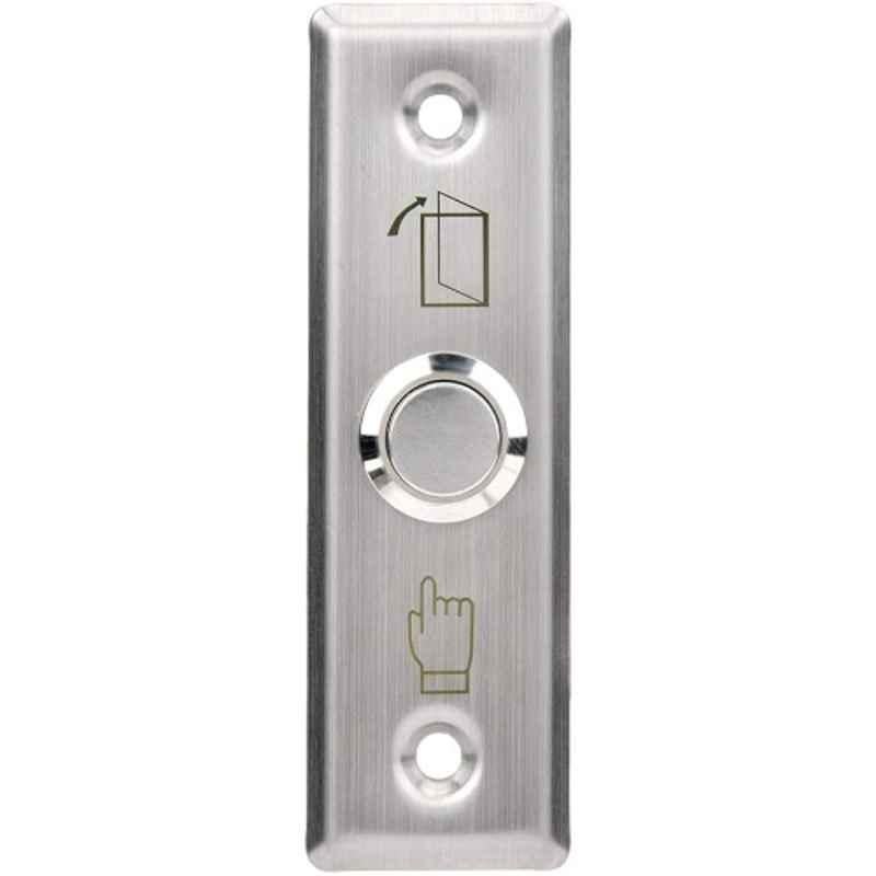 Rubik 8.6x8.6cm Polycarbonate White Door Exit Push Button K5 Control Switch