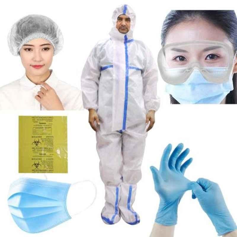 Oriley OLPPE6 6-in-1 Personal Protective Equipment (PPE) Kit