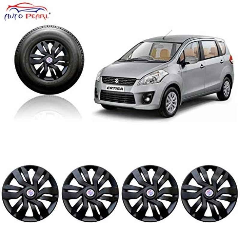 Auto Pearl 4 Pcs 15 inch Press Fitting Wheel Cover Set for Maruti Suzuki Ertiga