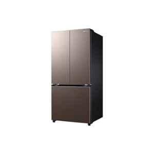 Samsung 580 Litre 3 Star Luxe Brown French Door Refrigerator, RF57B5132DX/TL