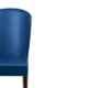 Shearling Mila Vinyl Leatherette Denim Blue Upholstered Living Cum Dining Chair