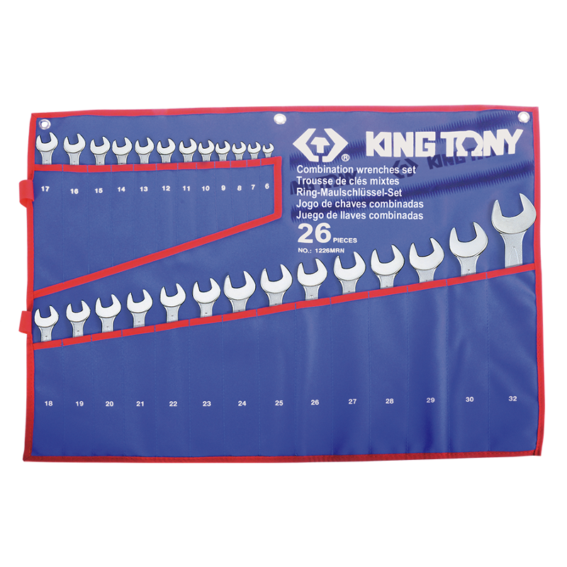 King Tony 26 PCS Combination Wrench Set, 1226MRN