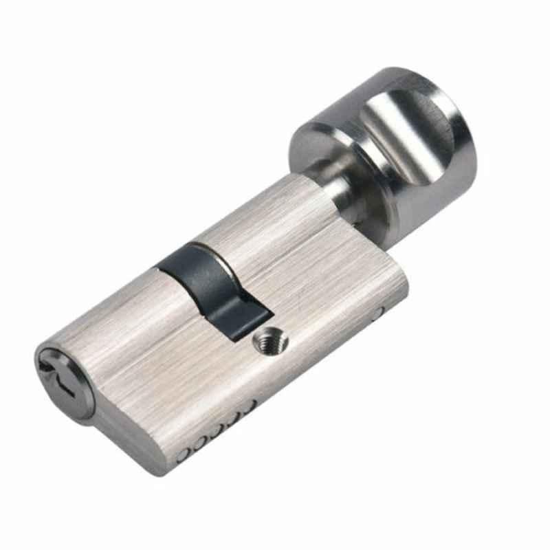 ISEO 60mm Silver Brass Cylinder Door Lock