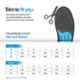 Frido W-01 Silicone Based Dual Gel Trimmable Insole, FR-INS-M-1, Size: 5