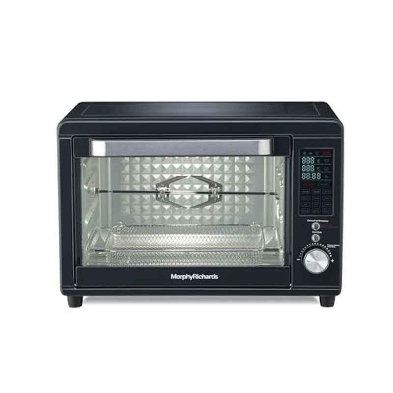 Morphy Richards 40RCAD Digi 40 Litre 2000W Black Digital Oven Toaster Griller with Air Fryer & 2 Years Warranty, 510058
