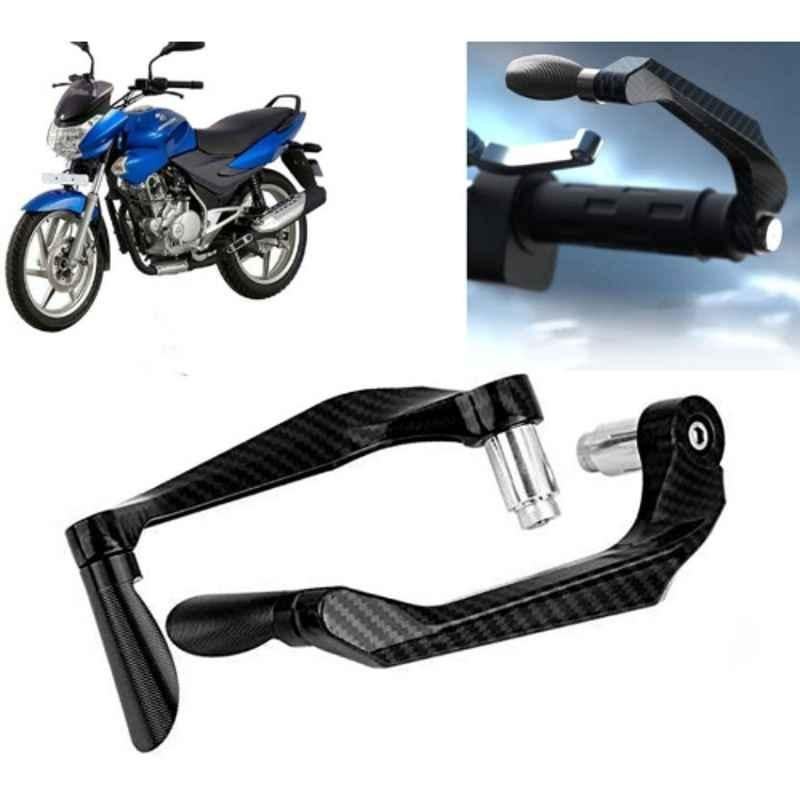 Auto Pearl 2 Pcs Aluminium Carbon Black Brake Clutch Lever Set for Bajaj Discover 135